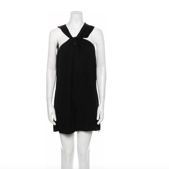 rag & bone black romper cross cross size small like new jumpsuit rag and bone - Picture 2 of 5